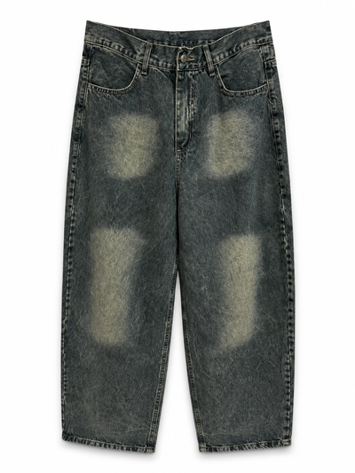 JEANS BAGGY NEVADO DESGASTADO Azul