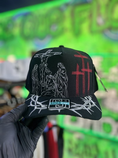 GORRA 3 CRUCES Negra