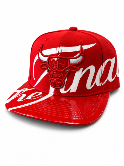 GORRA PLANA G5 BULLS THE FINALS Roja