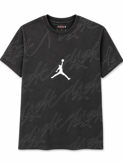 REMERA FLIGHT FONDO NEGRA