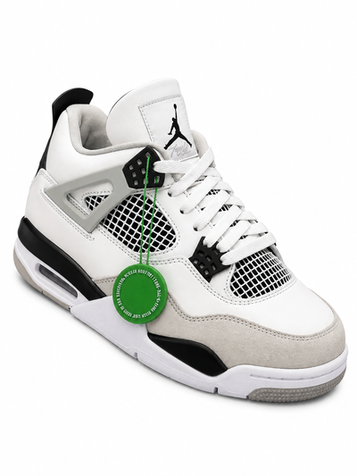 ZAPATILLAS G5 JORDAN RETRO 4 Blancas con gris 