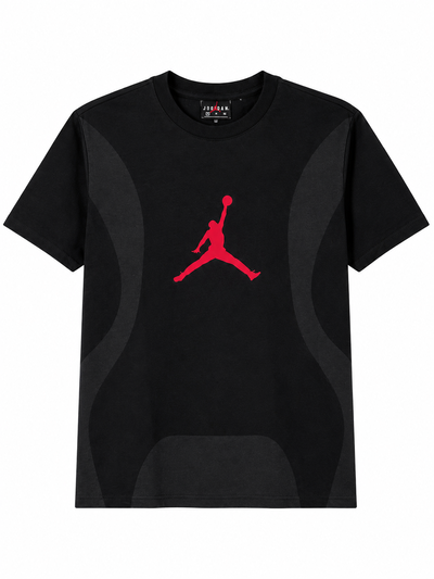 REMERA JORDAN COMBINADA NEGRA