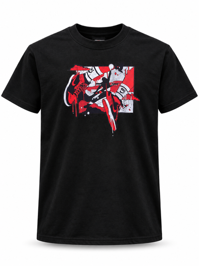 REMERA JORDAN SNEAKER COLLAGE NEGRA