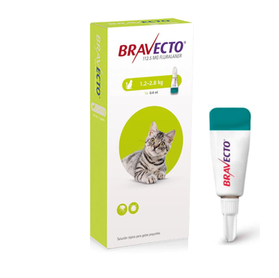 Bravecto gato 1.2 a 2.8