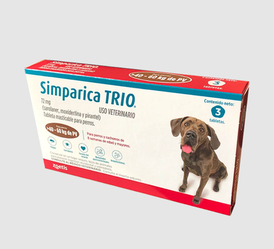Simparica Trio de 40 a 60kg