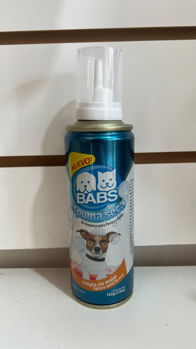 Espuma seca Babs perros y gatos x210ml