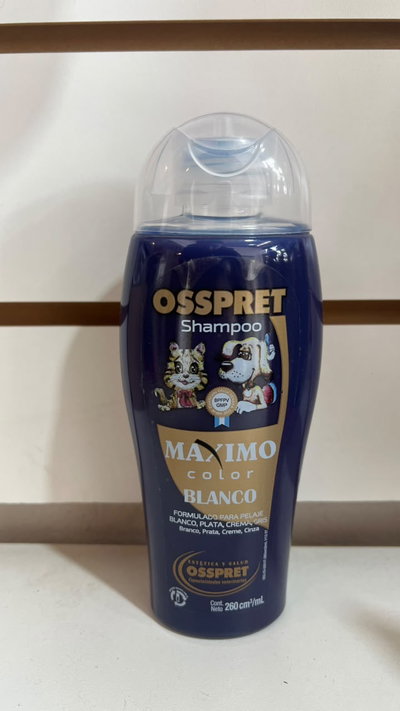 Shampoo osspret Maximo color blanco x250ml