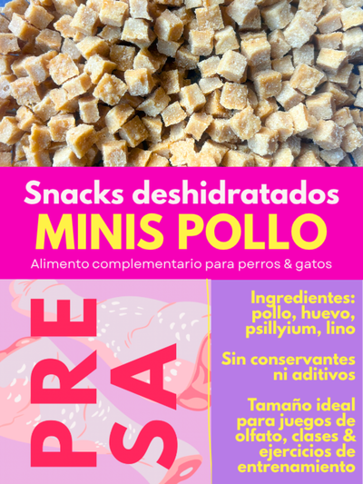 LANZAMIENTO: Snacks MINIS pollo (unidades limitadas)