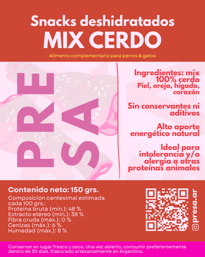 LANZAMIENTO: Snacks Mix Cerdo (unidades limitadas)