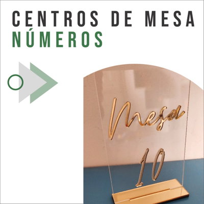 Centros de Mesa Números