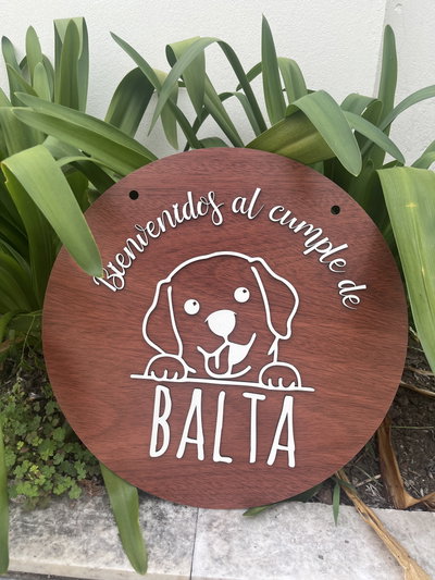 Cartel simple personalizado