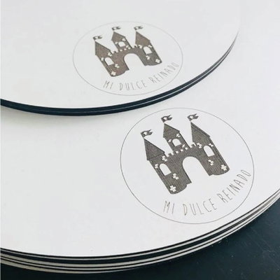 10 Bases para tortas circulares o cuadradas personalizadas con logo