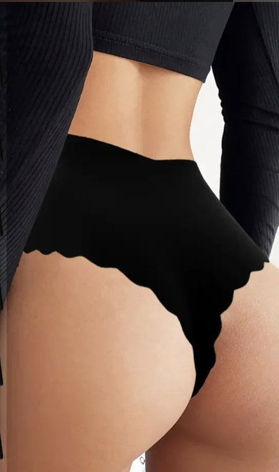 Tanga Cintura Alta Negro Anaira 