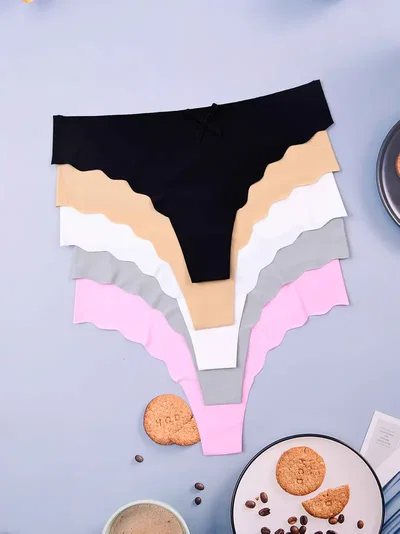 Tanga V-String Ondulada con Lazo Anaira