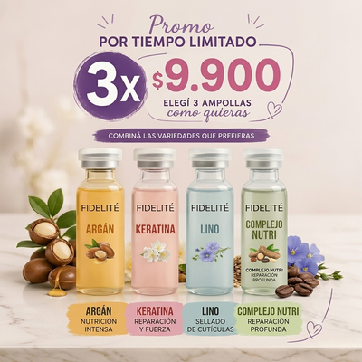 Pack de 3 Ampollas Combinables - Fidelité