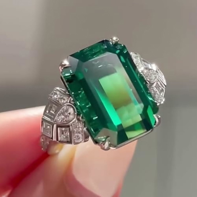 Anillos con gema de circonita cúbica