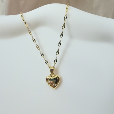 Collares dorados de acero quirúrgico 