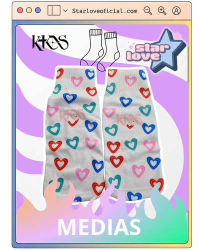 Medias corazon k4os