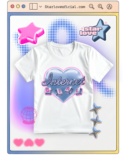 REMERA OVERSIZE INTERNET GIRL Y2K KATSEYE