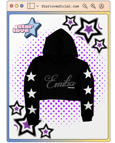 HOODIE CROP TOP EMILIA STAR