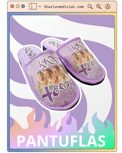 Pantuflas K4OTICAS LILA 4EVER