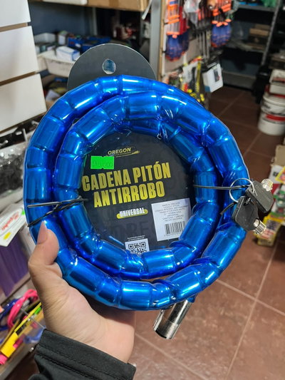 Candado Piton 1.50mm azul