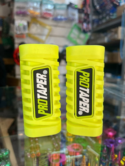Gomas posapie delanteros amarillo fluor