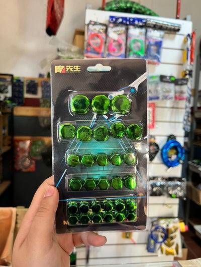 Cubre tornillos verde