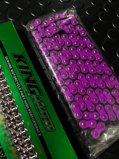 Cadena transmision 428-118 MORADO