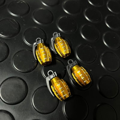 Tapon de valvulas (rueda) DORADO