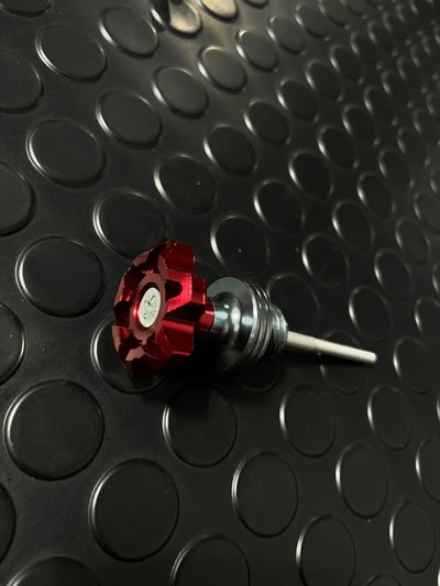 Medidor de aceite aluminio ROJO