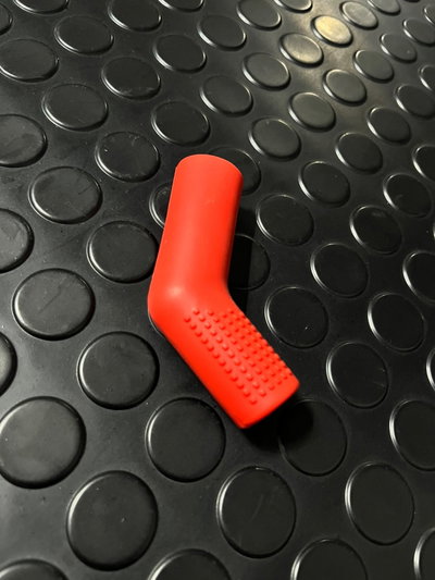 Cubre palanca de cambio rojo