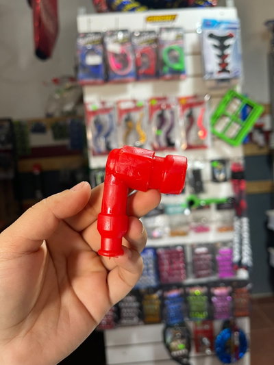 Capuchon bujia ROJO