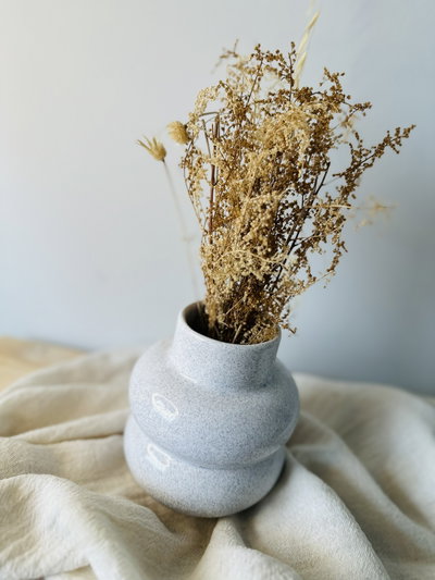 Florero de cerámica