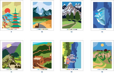 TOUR DU MONDE | Libro Para Colorear