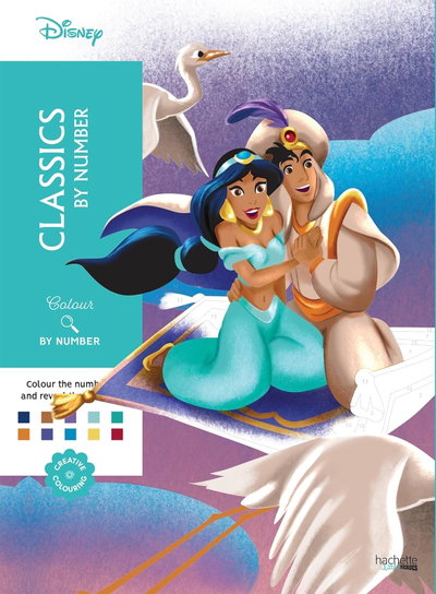 GRANDES CLASICOS x Numero | Libro Para Colorear DISNEY
