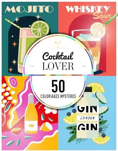 COCKTAIL LOVER | Libro Para Colorear