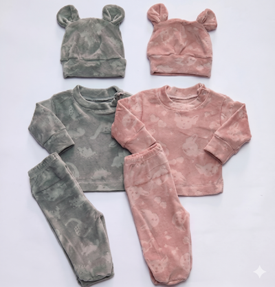 Conjunto Plush con diseños de 3 piezas 