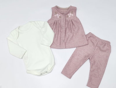 Conjunto en cashmere trenzado