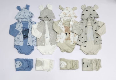 Conjunto chaleco canelon
