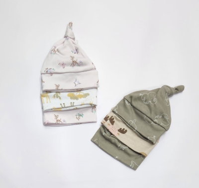 Gorrito de algodon estampado