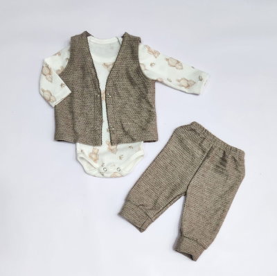 Conjunto Chaleco en cashmere con body
