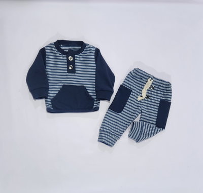 Conjunto buzo de darlon rayado con Bolsillos&nbsp;
