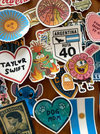 stickers en vinilo blanco o transparente