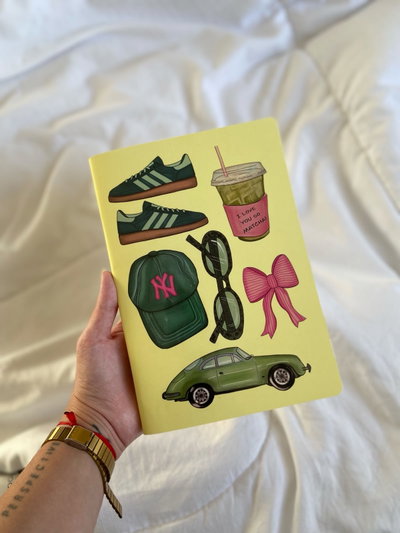 libreta A5 “cool” + stickers de regalo