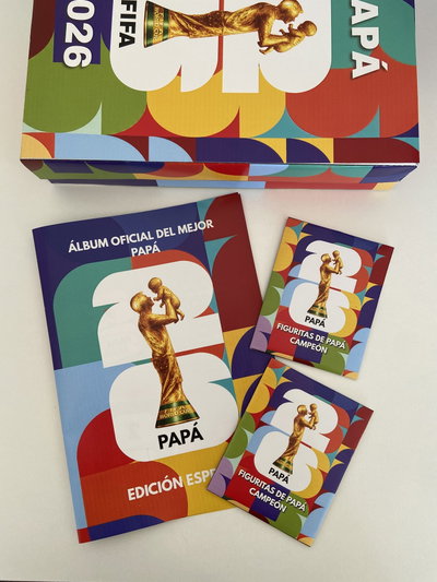 Álbum de figuritas Mundial Dia del Padre
