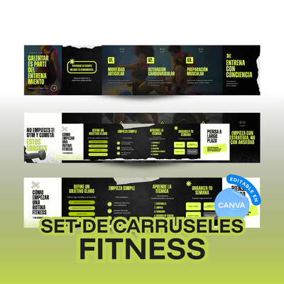 Set de Carruseles Continuos 'Fitness'