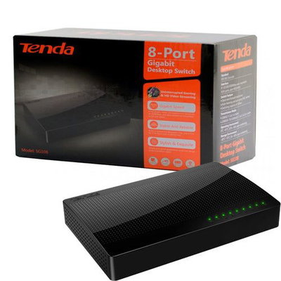 Switch Tenda SG108 serie Gigabit