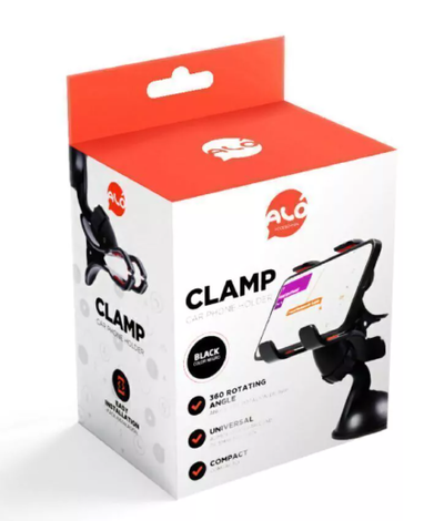 Soporte Alo Clamp Doble Pinza