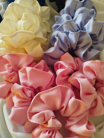 Scrunchies de tropical-Combo PLUS-70 unidades